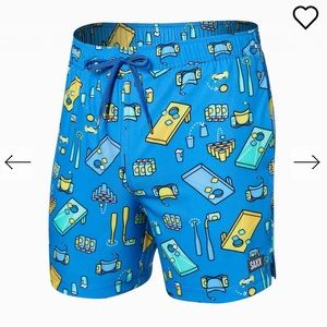 COPY - SAXX OH BUOY STRETCH VOLLEY
Swim Shorts 5" Beer Olympics Racer Blue XL